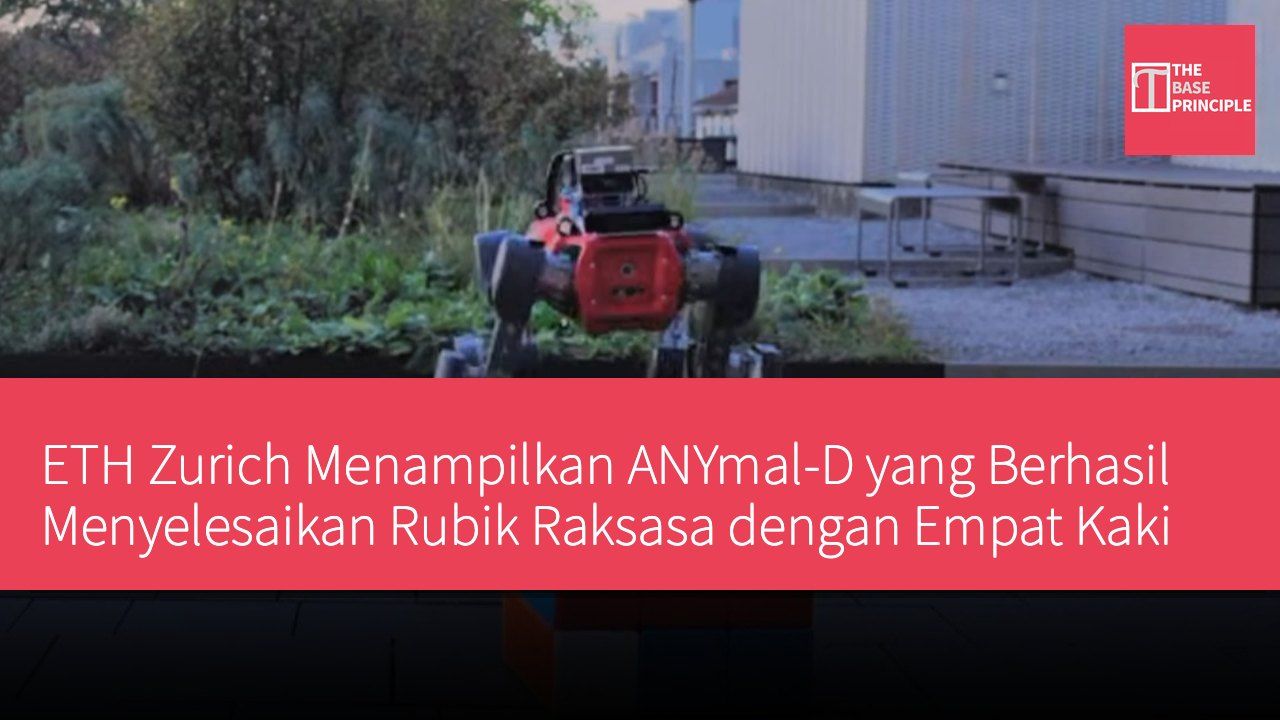ETH Zurich Menampilkan ANYmal-D yang Berhasil Menyelesaikan Rubik Raksasa dengan Empat Kaki