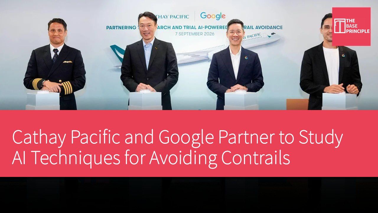 Cathay Pacific and Google Partner to Study AI Techniques for Avoiding Contrails