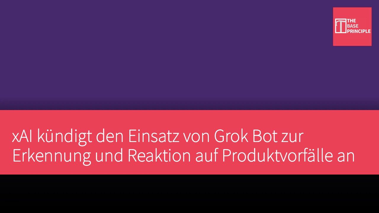 xAI kündigt den Einsatz von Grok Bot zur Erkennung und Reaktion auf Produktvorfälle an