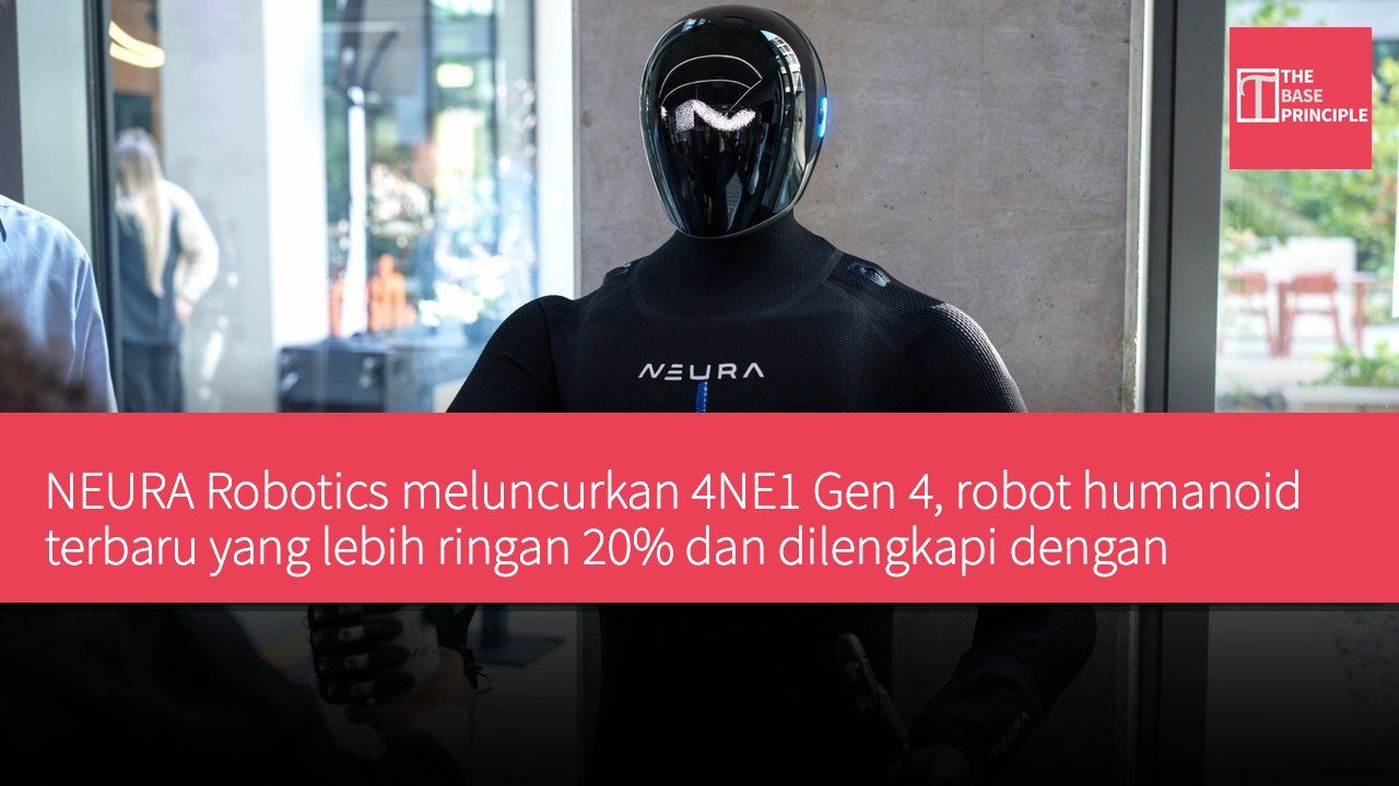 NEURA Robotics meluncurkan 4NE1 Gen 4, robot humanoid terbaru yang lebih ringan 20% dan dilengkapi dengan teknologi kontrol gerakan canggih.