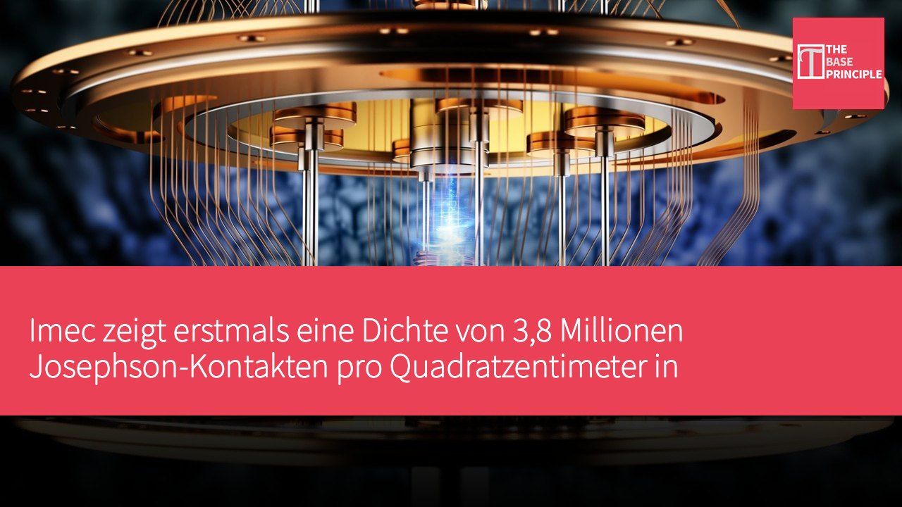 Imec zeigt erstmals eine Dichte von 3,8 Millionen Josephson-Kontakten pro Quadratzentimeter in supraleitenden Schaltkreisen