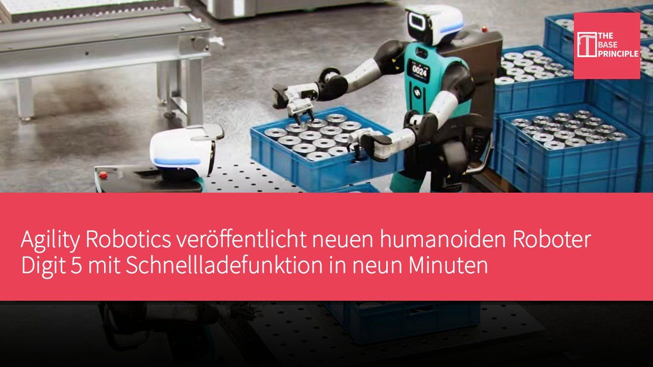 Agility Robotics veröffentlicht neuen humanoiden Roboter Digit 5 mit Schnellladefunktion in neun Minuten