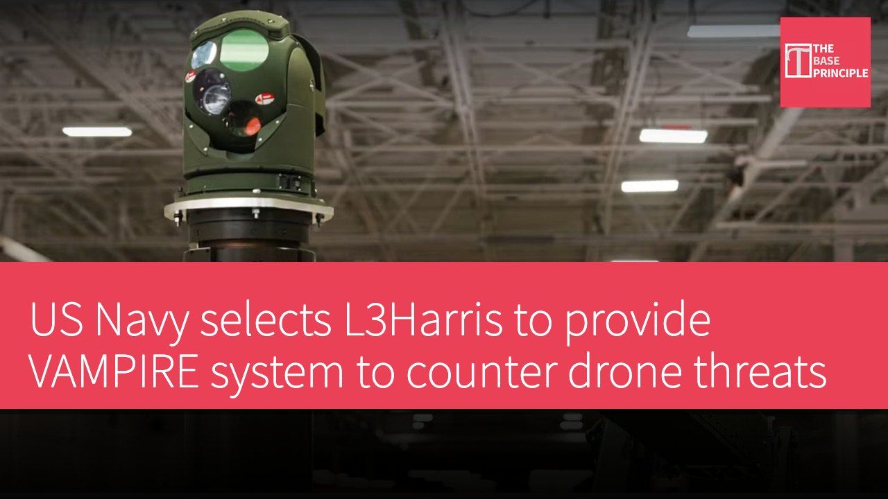 US Navy selects L3Harris to provide VAMPIRE system to counter drone threats