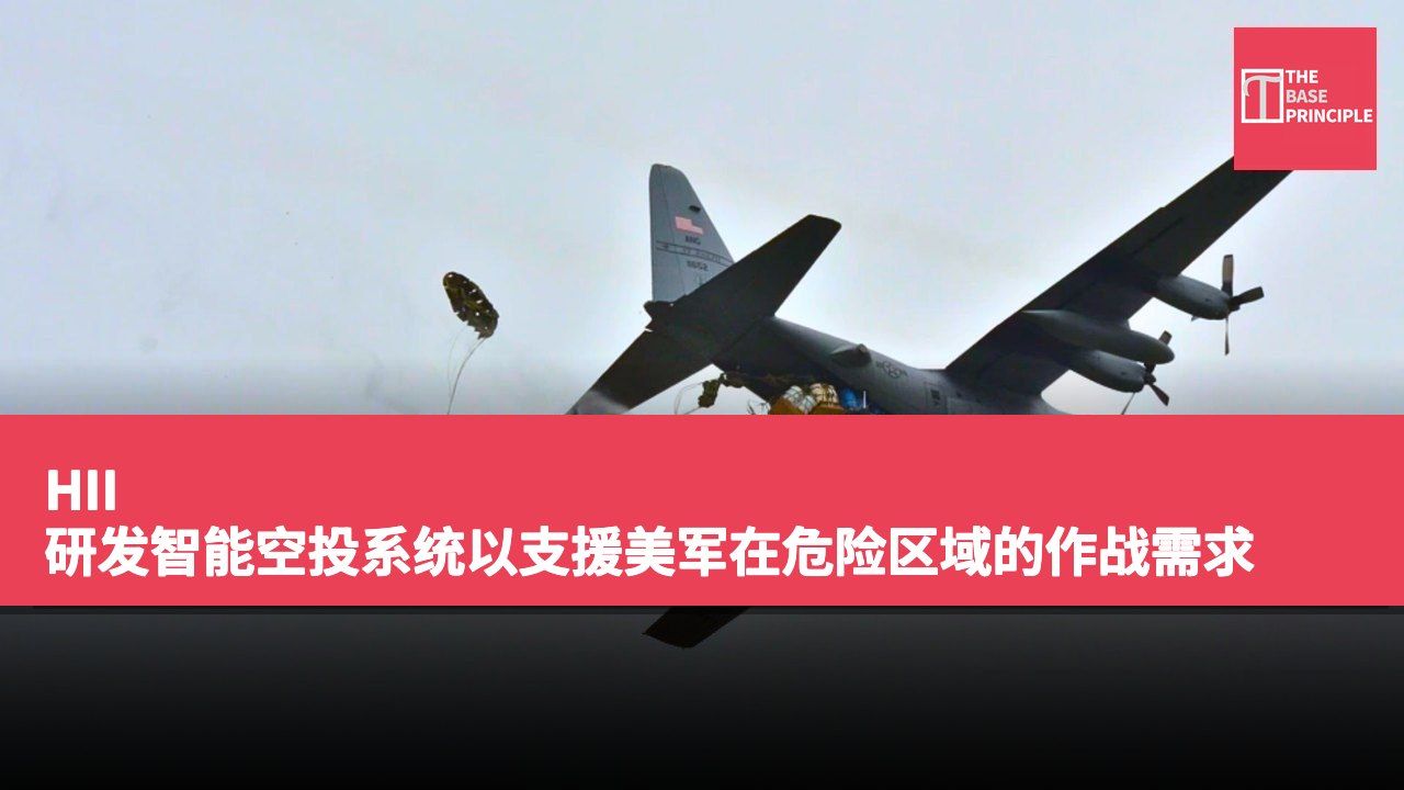 HII 研发智能空投系统以支援美军在危险区域的作战需求