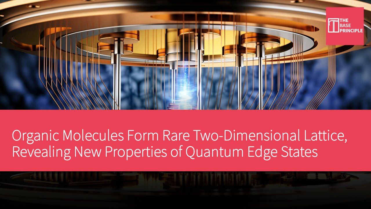 Organic Molecules Form Rare Two-Dimensional Lattice, Revealing New Properties of Quantum Edge States