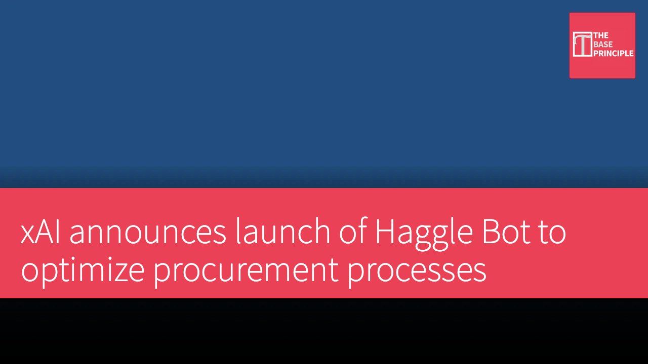 xAI announces launch of Haggle Bot to optimize procurement processes