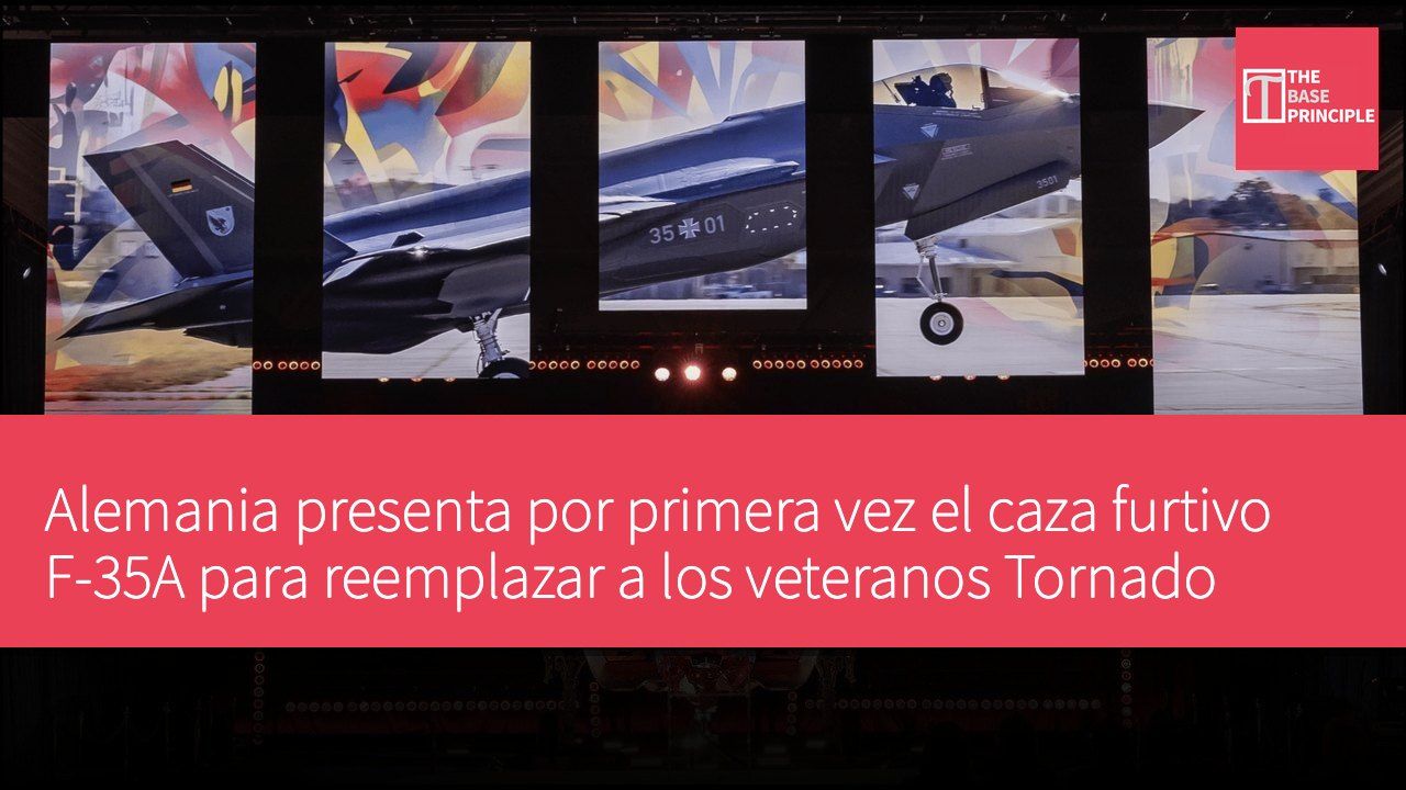 Alemania presenta por primera vez el caza furtivo F-35A para reemplazar a los veteranos Tornado