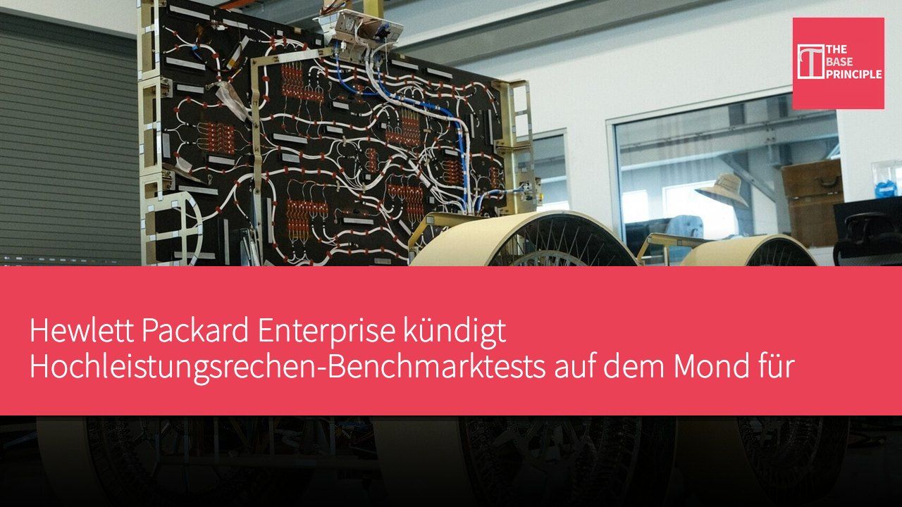 Hewlett Packard Enterprise kündigt Hochleistungsrechen-Benchmarktests auf dem Mond für 2026 an