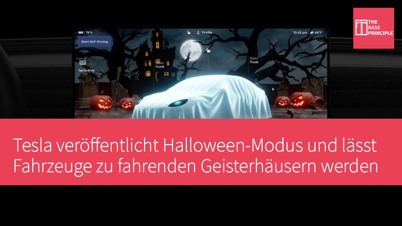 Tesla veröffentlicht Halloween-Modus und lässt Fahrzeuge zu fahrenden Geisterhäusern werden
