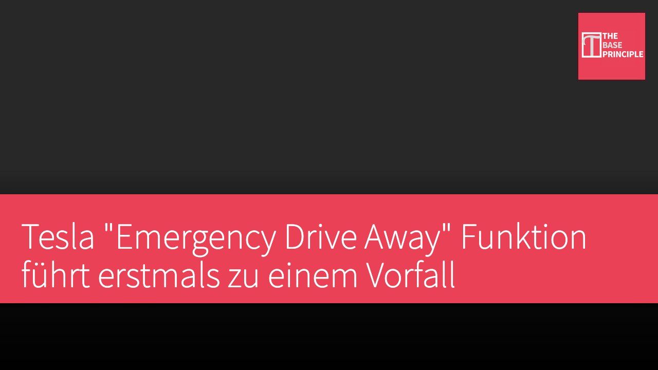 Tesla "Emergency Drive Away" Funktion führt erstmals zu einem Vorfall