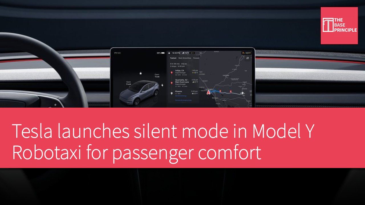 Tesla launches silent mode in Model Y Robotaxi for passenger comfort