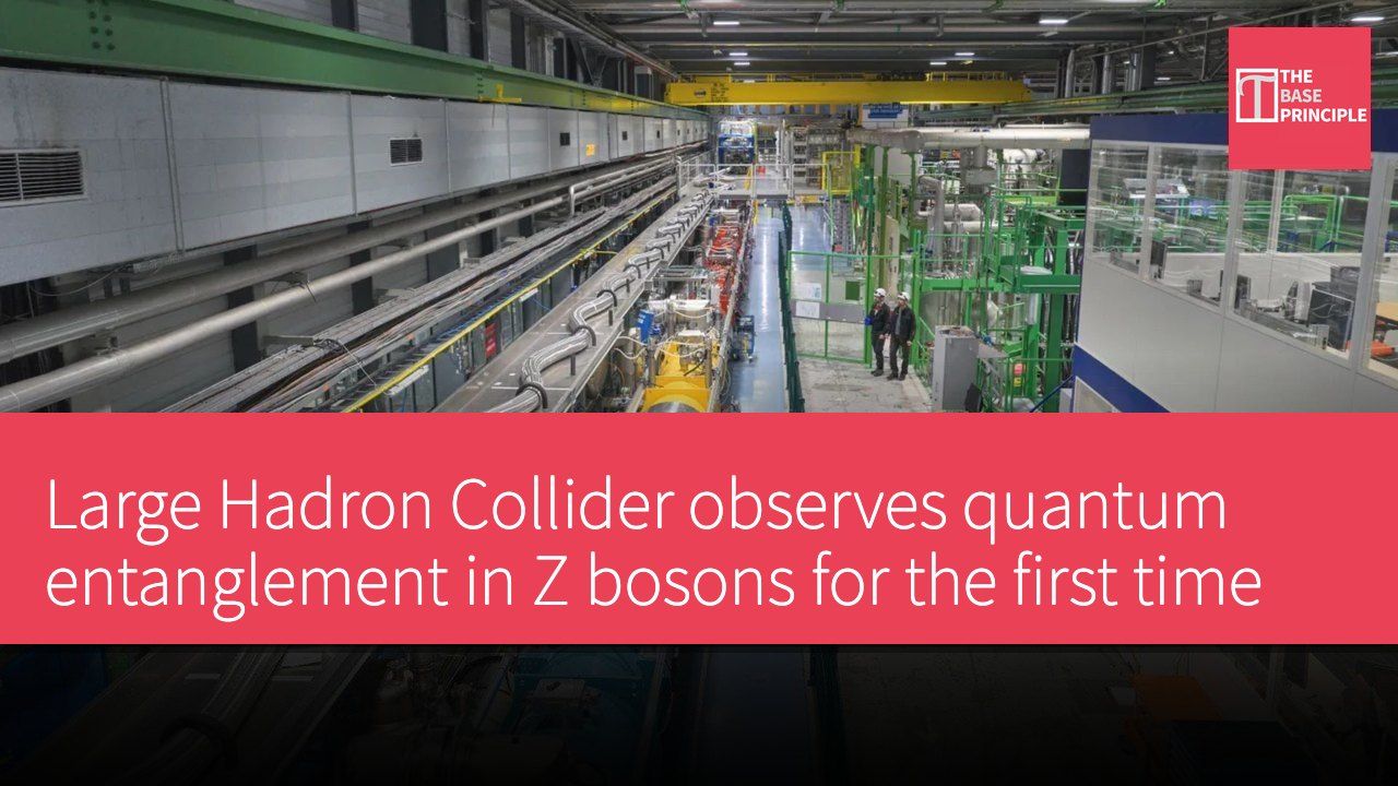 Large Hadron Collider observes quantum entanglement in Z bosons for the first time