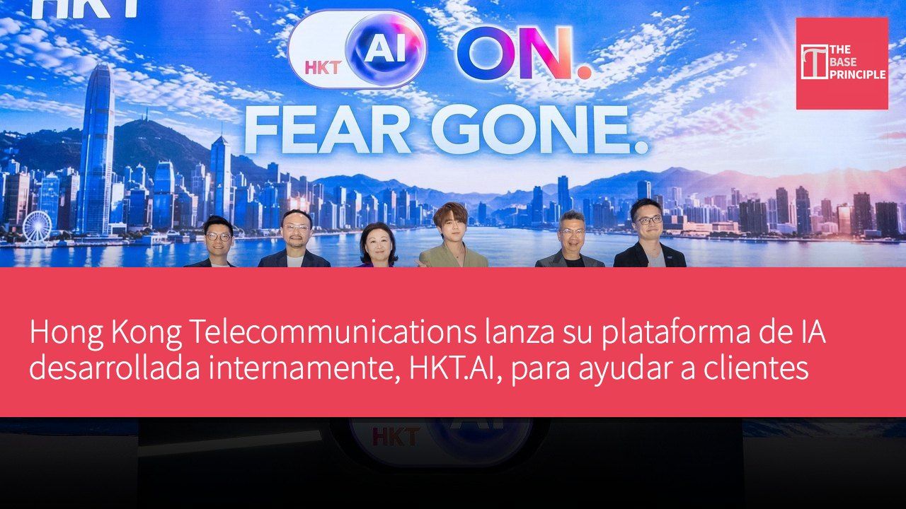 Hong Kong Telecommunications lanza su plataforma de IA desarrollada internamente, HKT.AI, para ayudar a clientes individuales y pequeñas y medianas empresas.