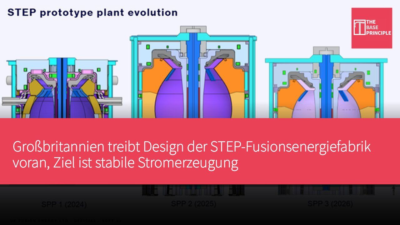 Großbritannien treibt Design der STEP-Fusionsenergiefabrik voran, Ziel ist stabile Stromerzeugung