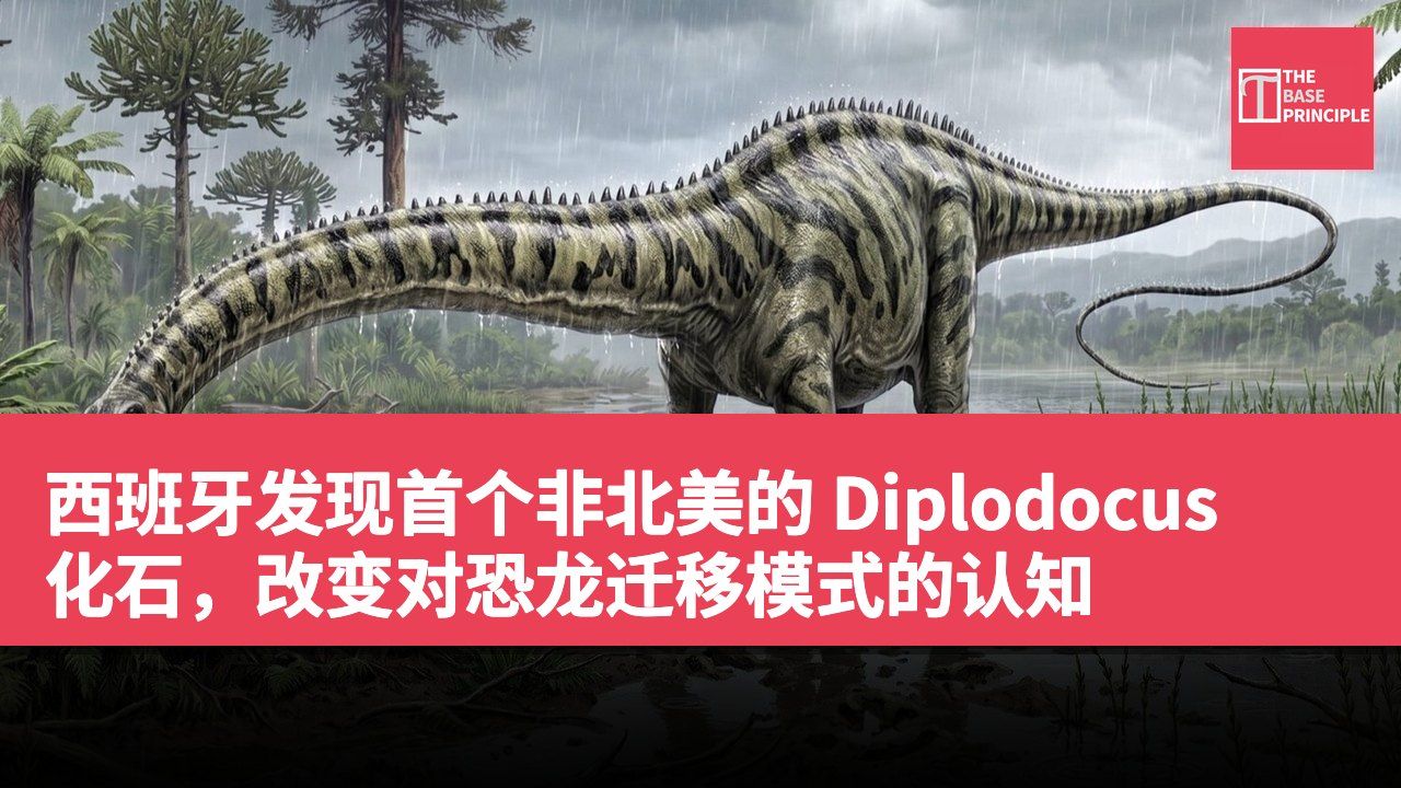 西班牙发现首个非北美的 Diplodocus 化石,改变对恐龙迁移模式的认知