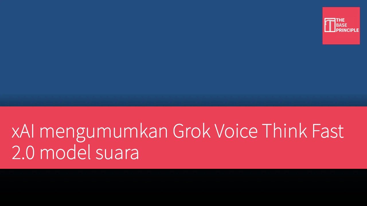 xAI mengumumkan Grok Voice Think Fast 2.0 model suara