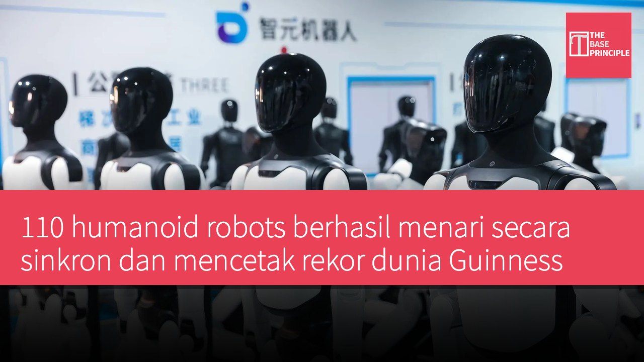 110 humanoid robots berhasil menari secara sinkron dan mencetak rekor dunia Guinness