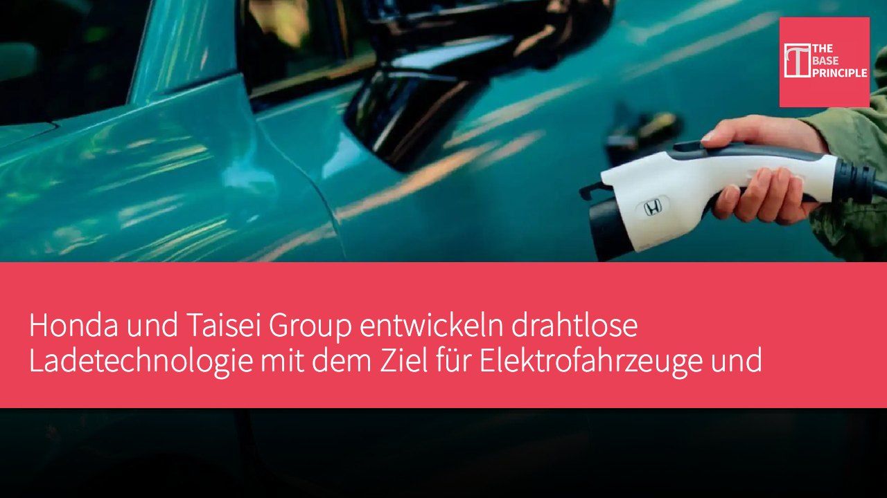 Honda und Taisei Group entwickeln drahtlose Ladetechnologie mit dem Ziel für Elektrofahrzeuge und große Nutzfahrzeuge