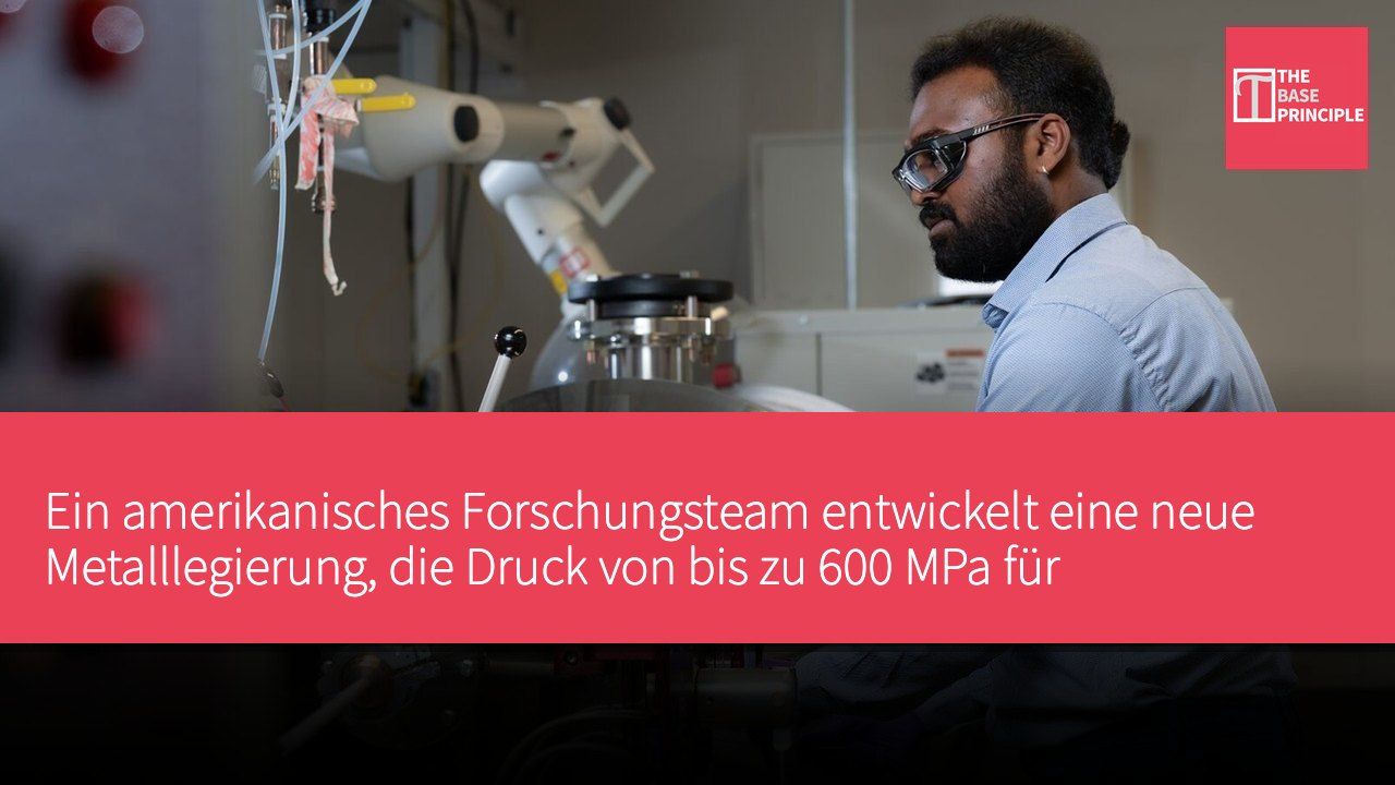 Ein amerikanisches Forschungsteam entwickelt eine neue Metalllegierung, die Druck von bis zu 600 MPa für Anwendungen in Kernreaktoren standhält.