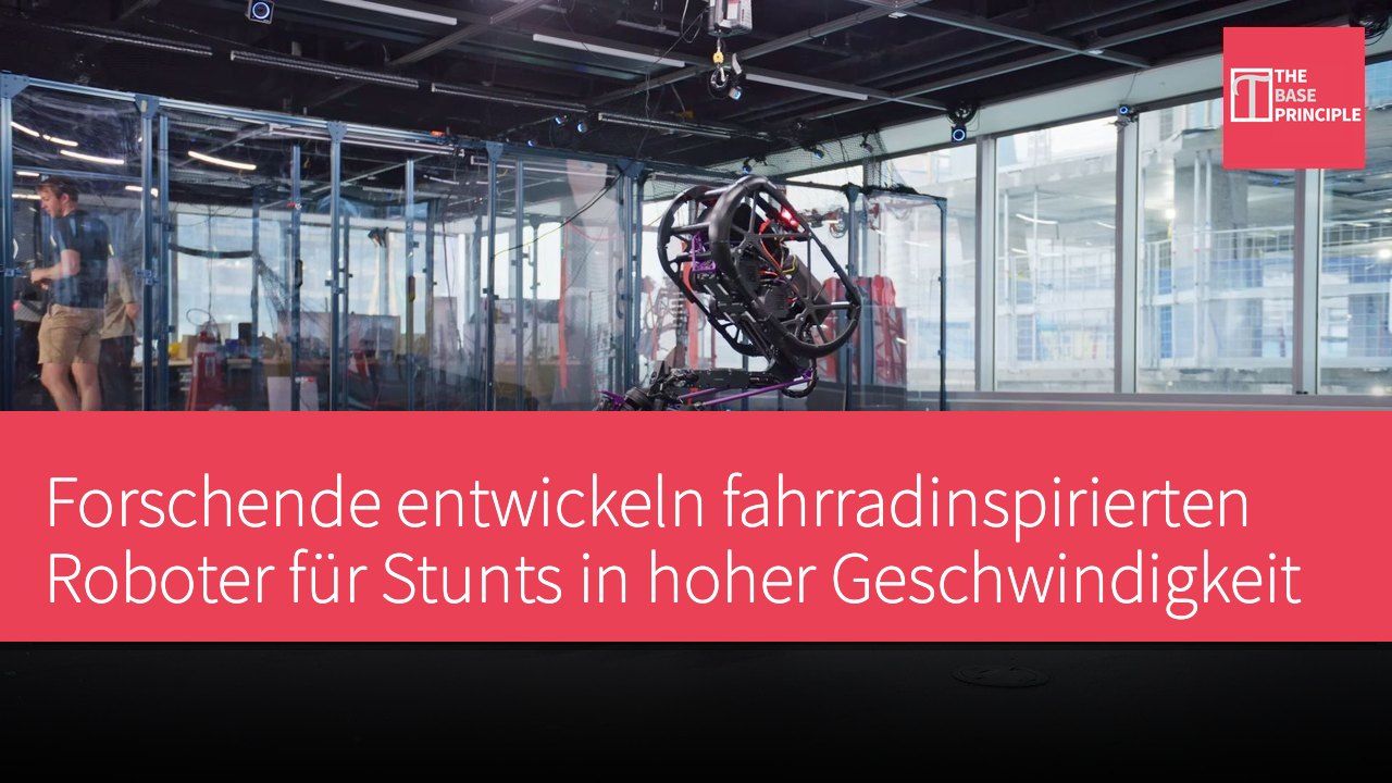 Forschende entwickeln fahrradinspirierten Roboter für Stunts in hoher Geschwindigkeit