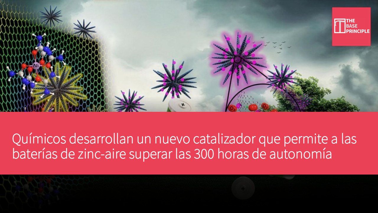 Químicos desarrollan un nuevo catalizador que permite a las baterías de zinc-aire superar las 300 horas de autonomía