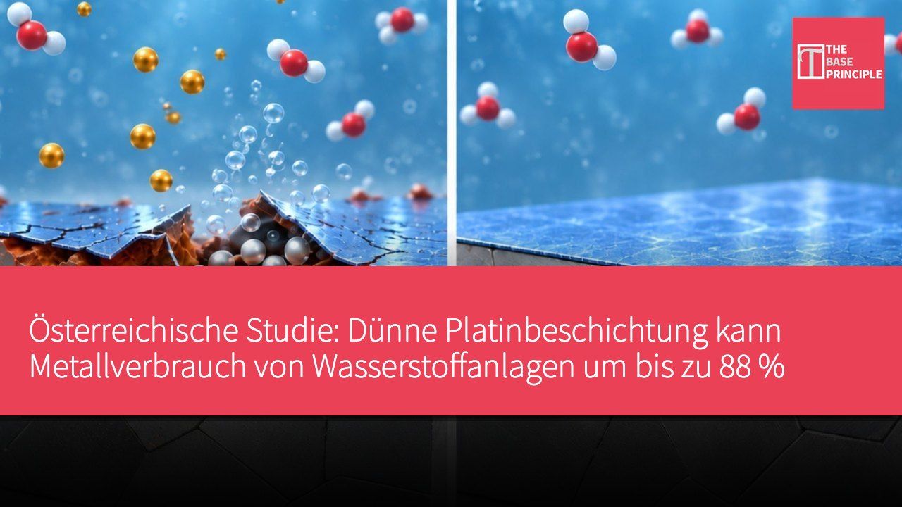 Österreichische Studie: Dünne Platinbeschichtung kann Metallverbrauch von Wasserstoffanlagen um bis zu 88 % senken