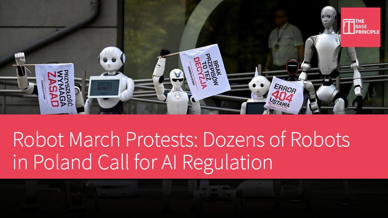 Robot March Protests: Dozens of Robots in Poland Call for AI Regulation