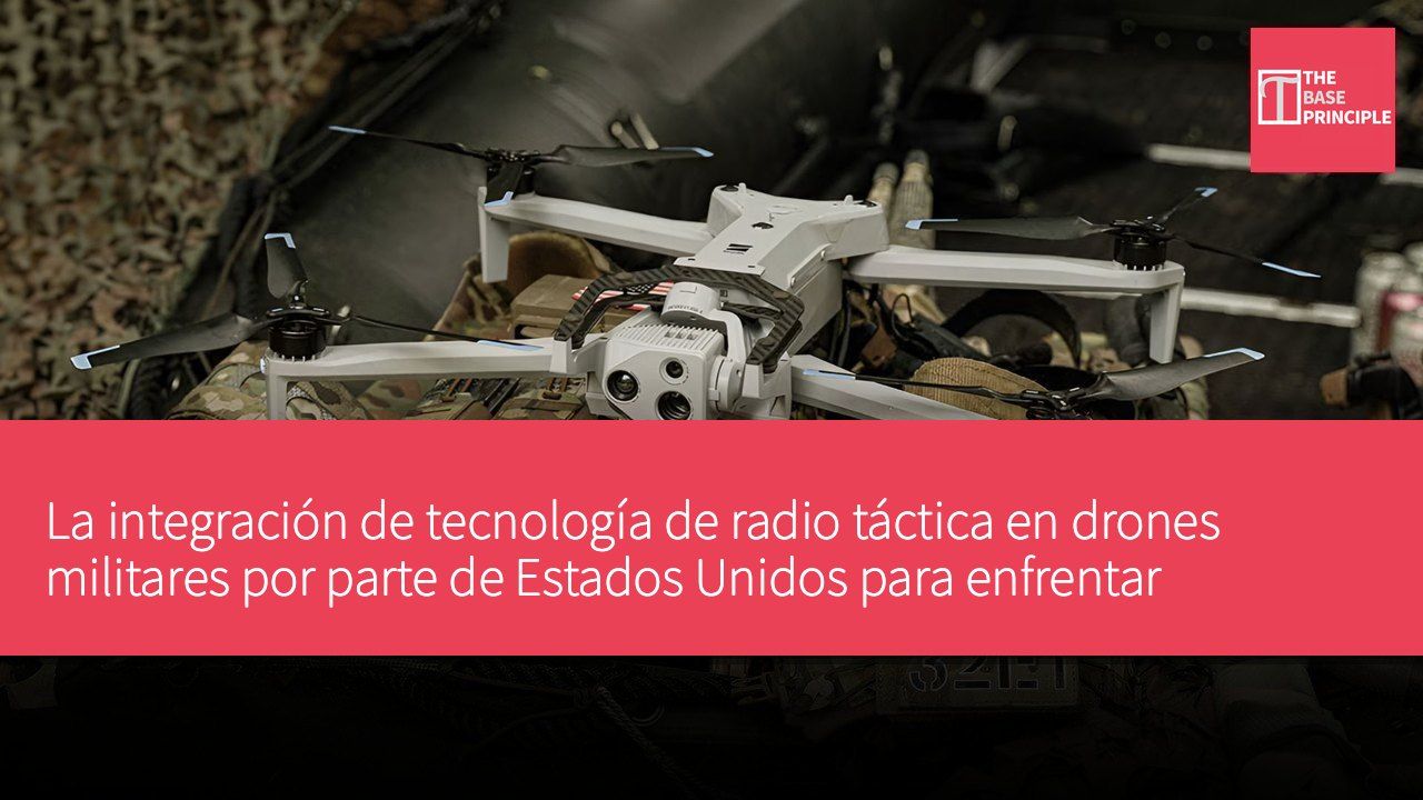 La integración de tecnología de radio táctica en drones militares por parte de Estados Unidos para enfrentar amenazas de guerra electrónica