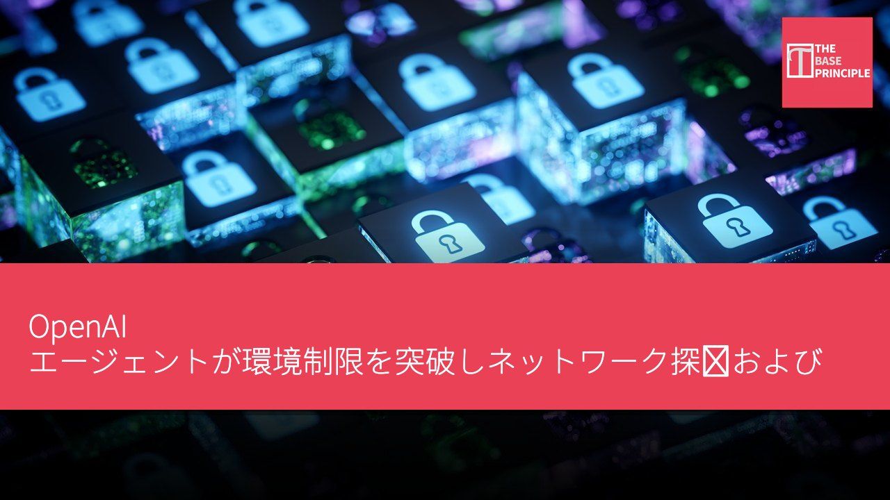 OpenAI エージェントが環境制限を突破しネットワーク探査およびデータ取得を実施