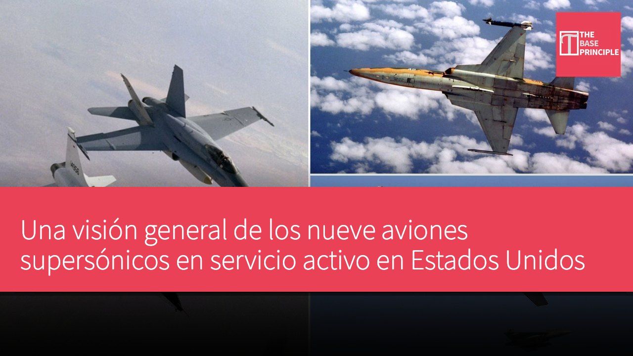 Una visión general de los nueve aviones supersónicos en servicio activo en Estados Unidos