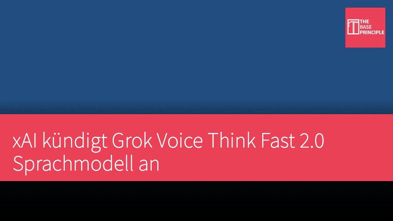 xAI kündigt Grok Voice Think Fast 2.0 Sprachmodell an