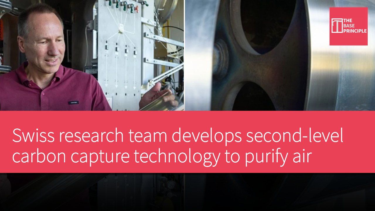 Swiss research team develops second-level carbon capture technology to purify air