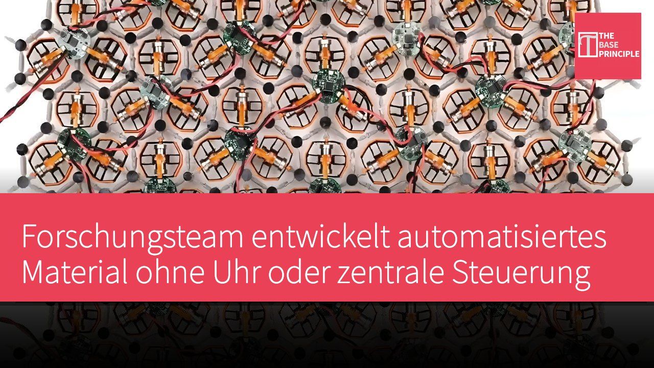 Forschungsteam entwickelt automatisiertes Material ohne Uhr oder zentrale Steuerung