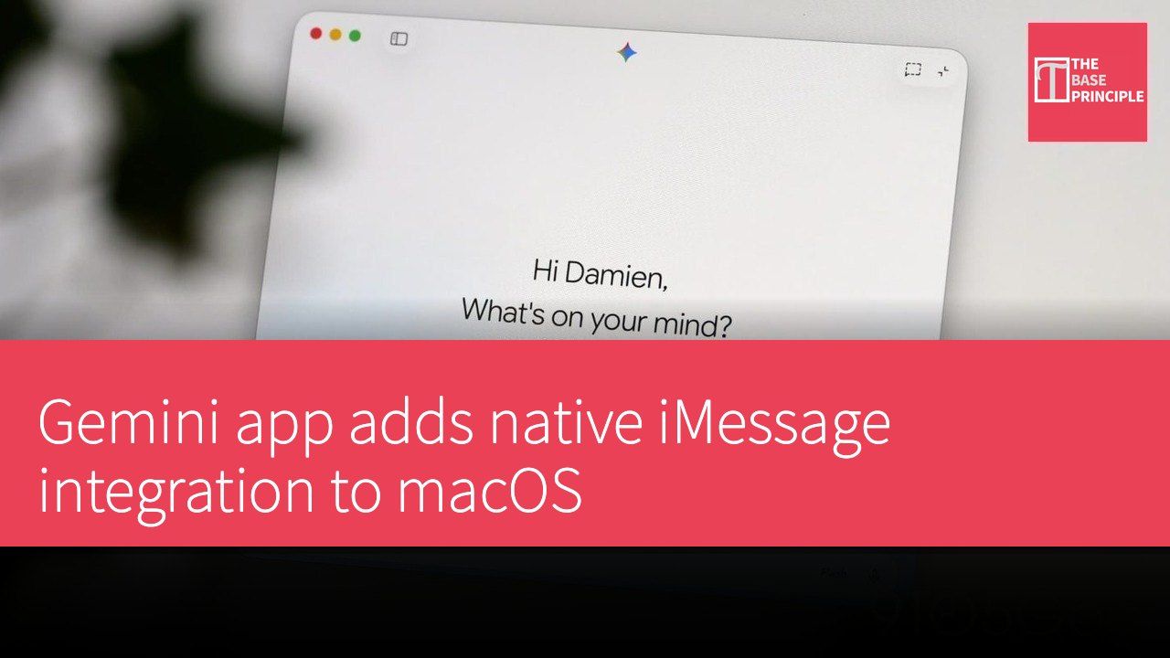Gemini app adds native iMessage integration to macOS