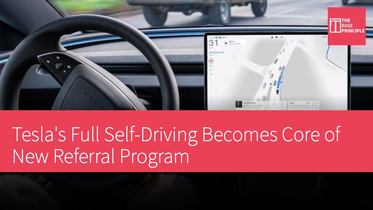 Tesla's Full Self-Driving Becomes Core of New Referral Program