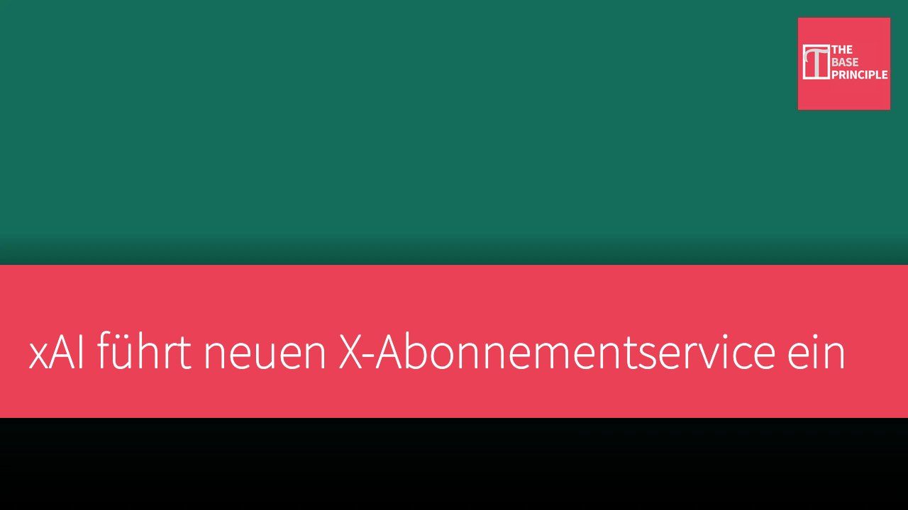 xAI führt neuen X-Abonnementservice ein