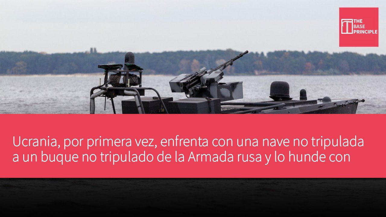 Ucrania, por primera vez, enfrenta con una nave no tripulada a un buque no tripulado de la Armada rusa y lo hunde con éxito