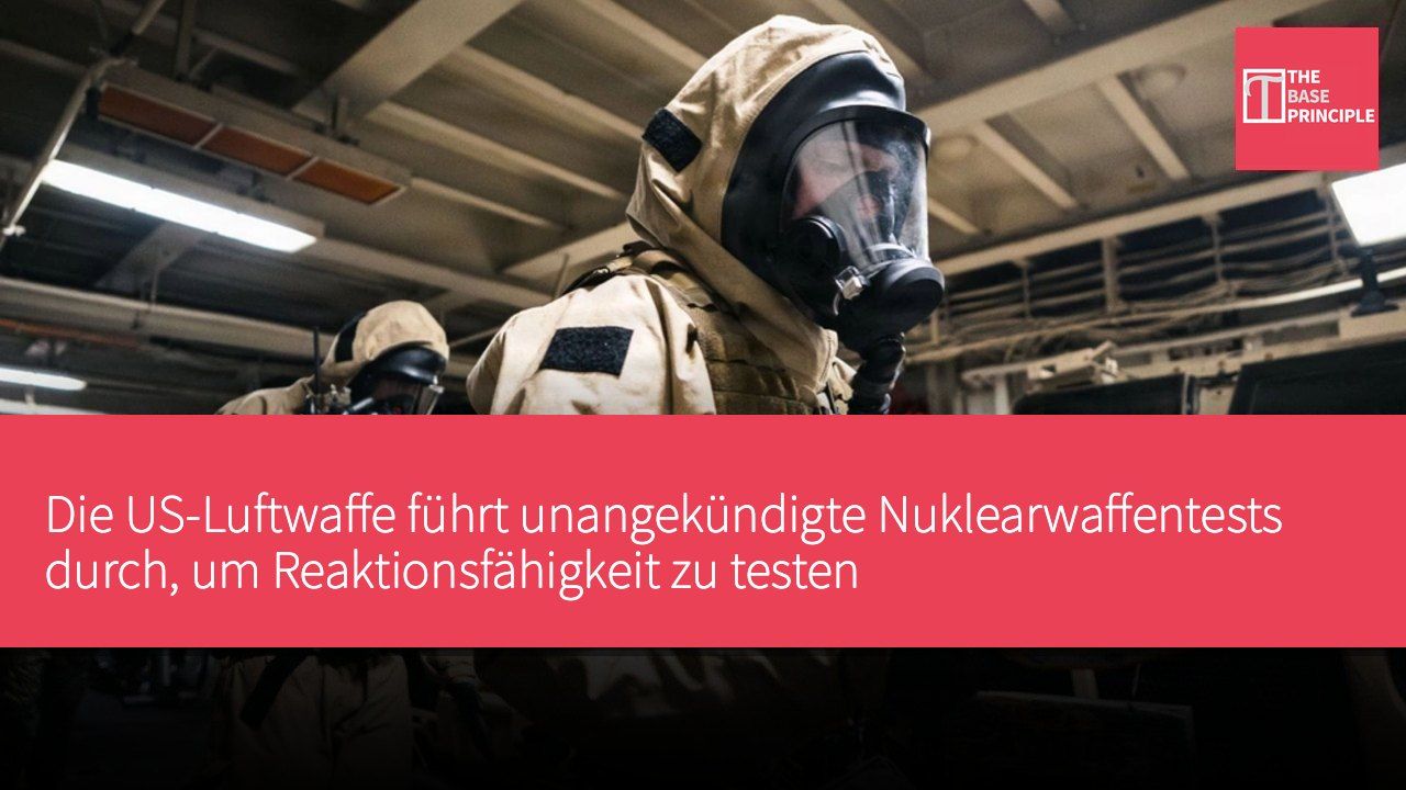 Die US-Luftwaffe führt unangekündigte Nuklearwaffentests durch, um Reaktionsfähigkeit zu testen