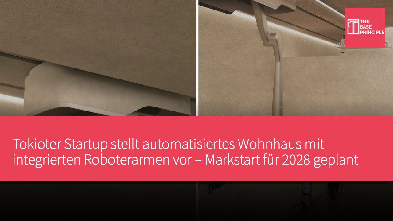 Tokioter Startup stellt automatisiertes Wohnhaus mit integrierten Roboterarmen vor – Markstart für 2028 geplant