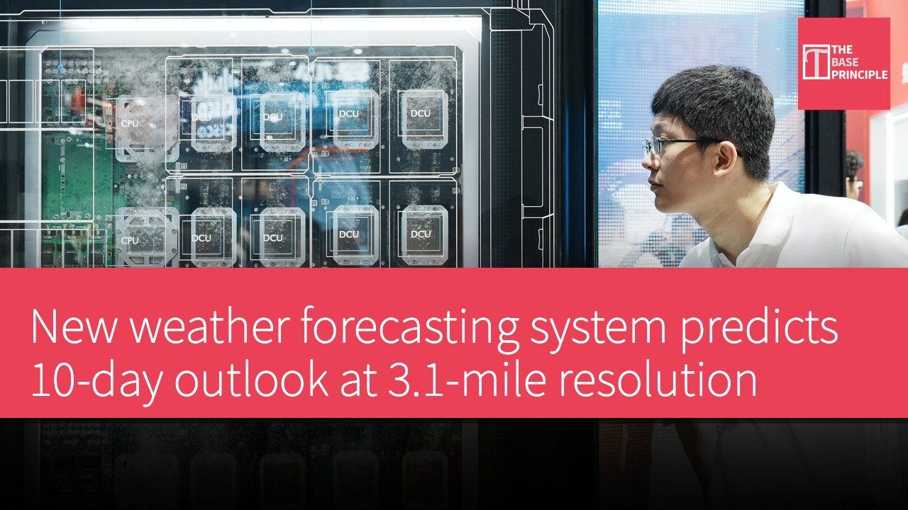 New weather forecasting system predicts 10-day outlook at 3.1-mile resolution