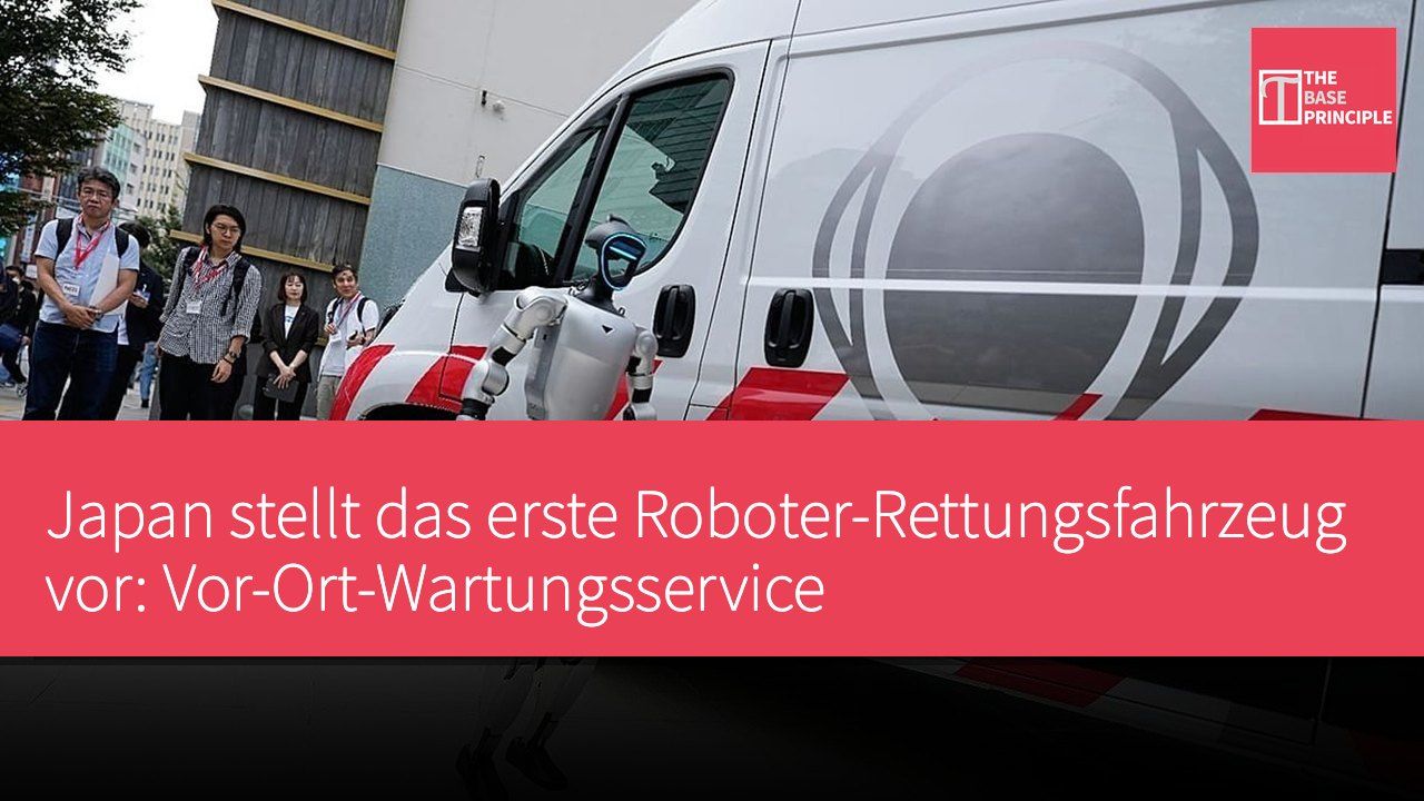 Japan stellt das erste Roboter-Rettungsfahrzeug vor: Vor-Ort-Wartungsservice