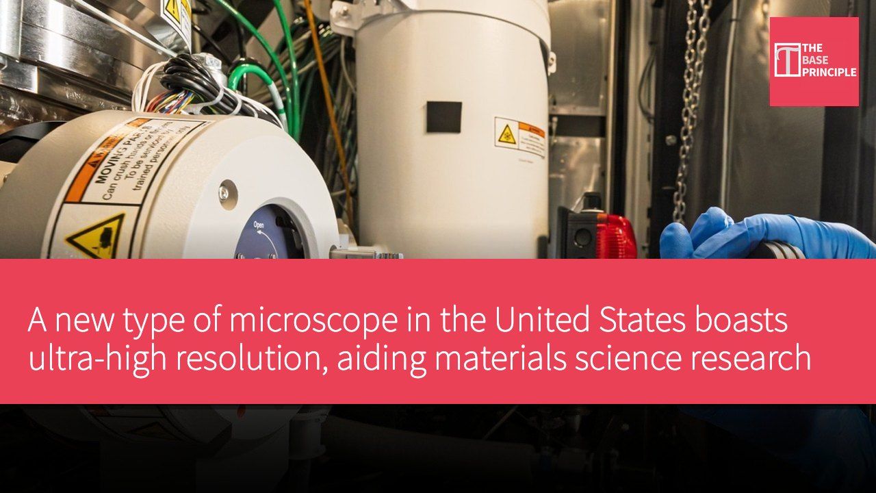 A new type of microscope in the United States boasts ultra-high resolution, aiding materials science research