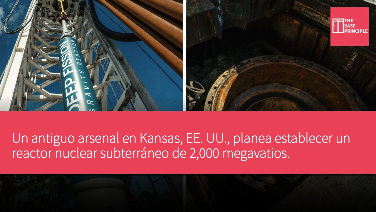 Un antiguo arsenal en Kansas, EE. UU., planea establecer un reactor nuclear subterráneo de 2,000 megavatios.