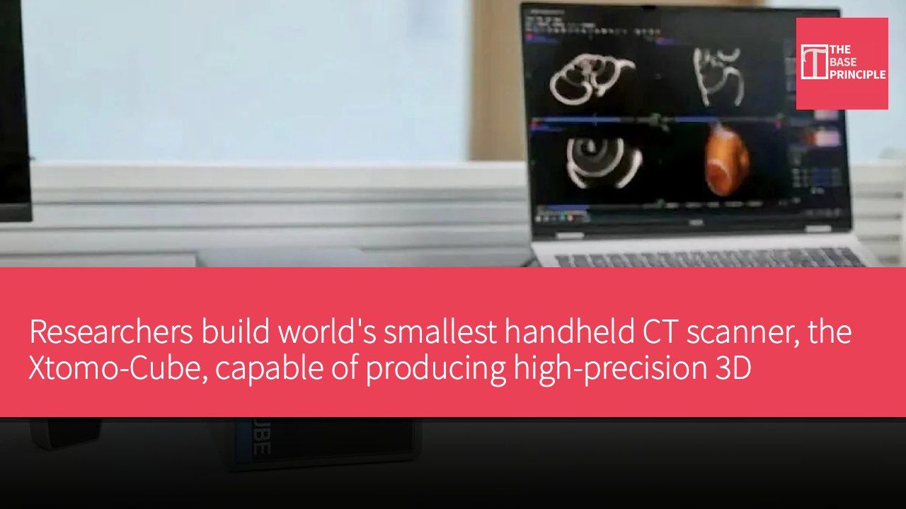 Researchers build world's smallest handheld CT scanner, the Xtomo-Cube, capable of producing high-precision 3D images