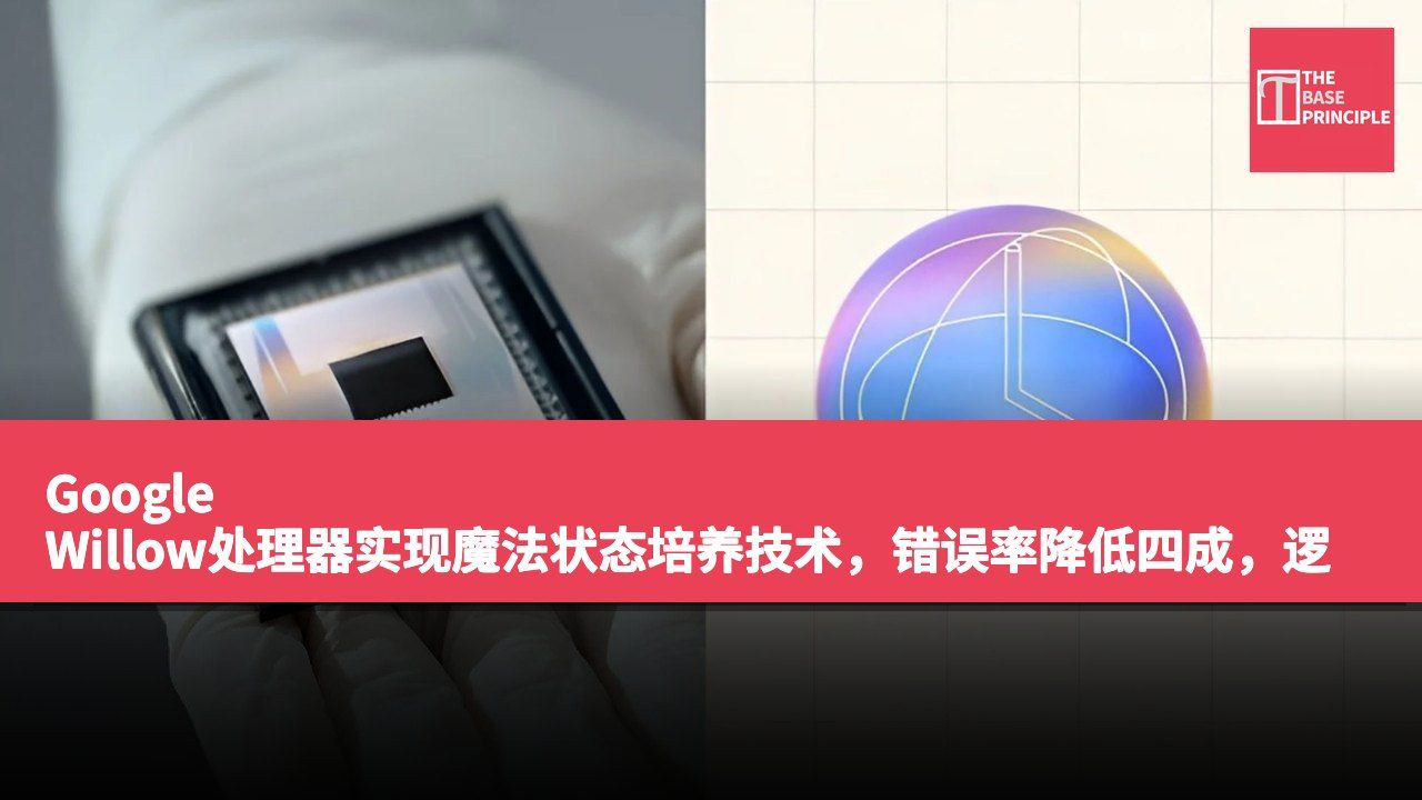 Google Willow处理器实现魔法状态培养技术,错误率降低四成,逻辑保真度达 99.99%