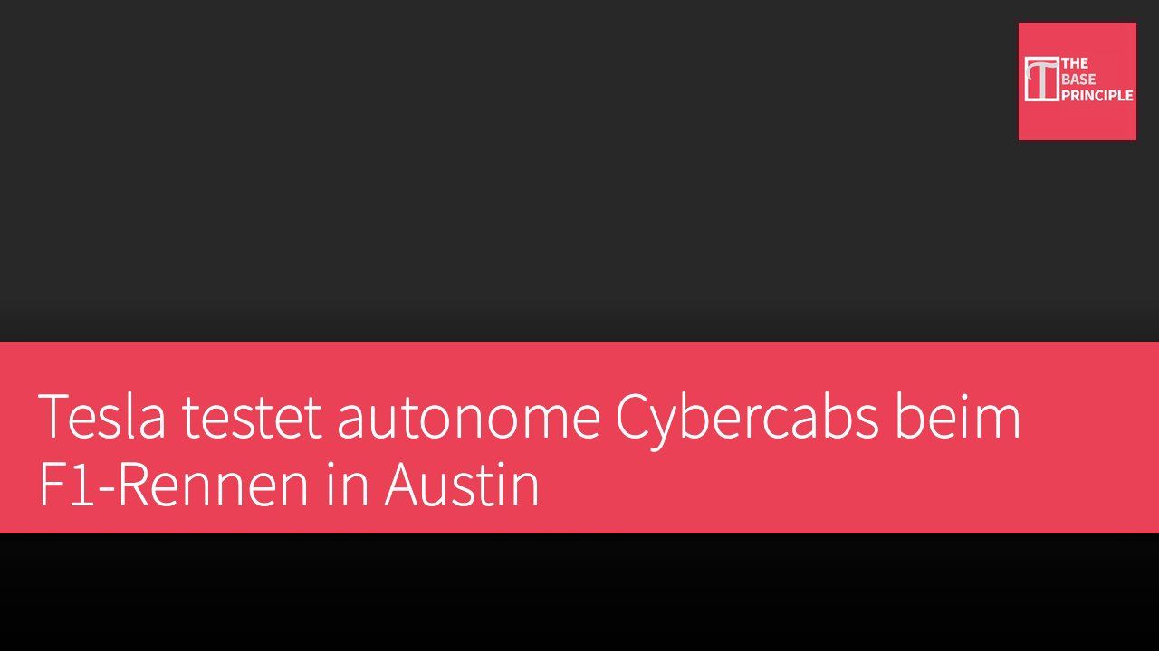 Tesla testet autonome Cybercabs beim F1-Rennen in Austin