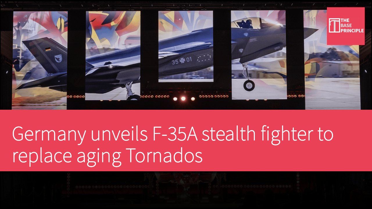 Germany unveils F-35A stealth fighter to replace aging Tornados