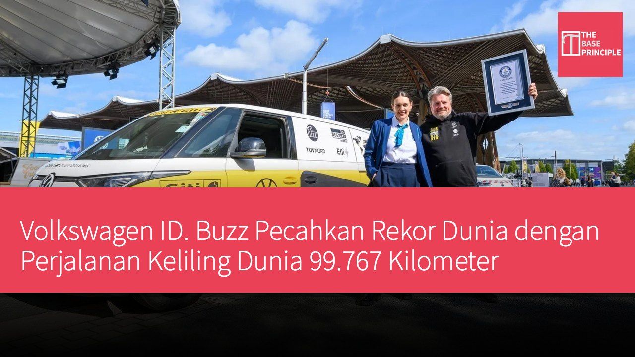 Volkswagen ID. Buzz Pecahkan Rekor Dunia dengan Perjalanan Keliling Dunia 99.767 Kilometer