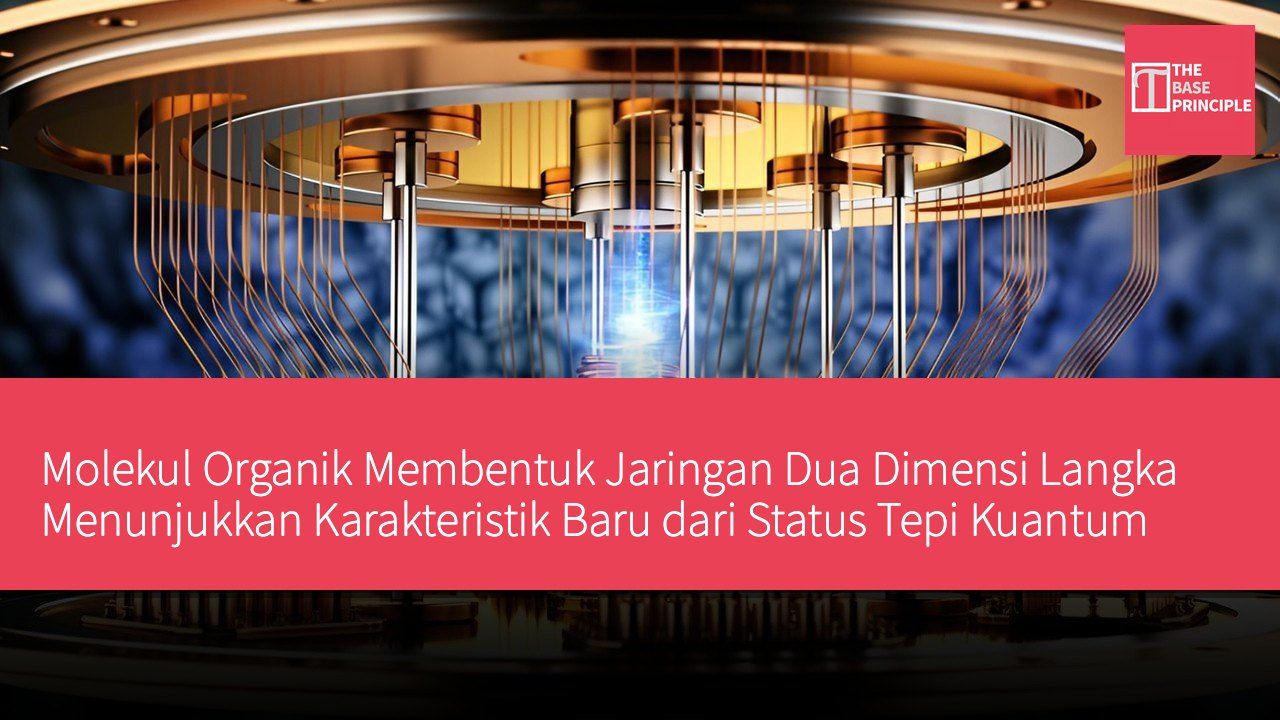 Molekul Organik Membentuk Jaringan Dua Dimensi Langka Menunjukkan Karakteristik Baru dari Status Tepi Kuantum