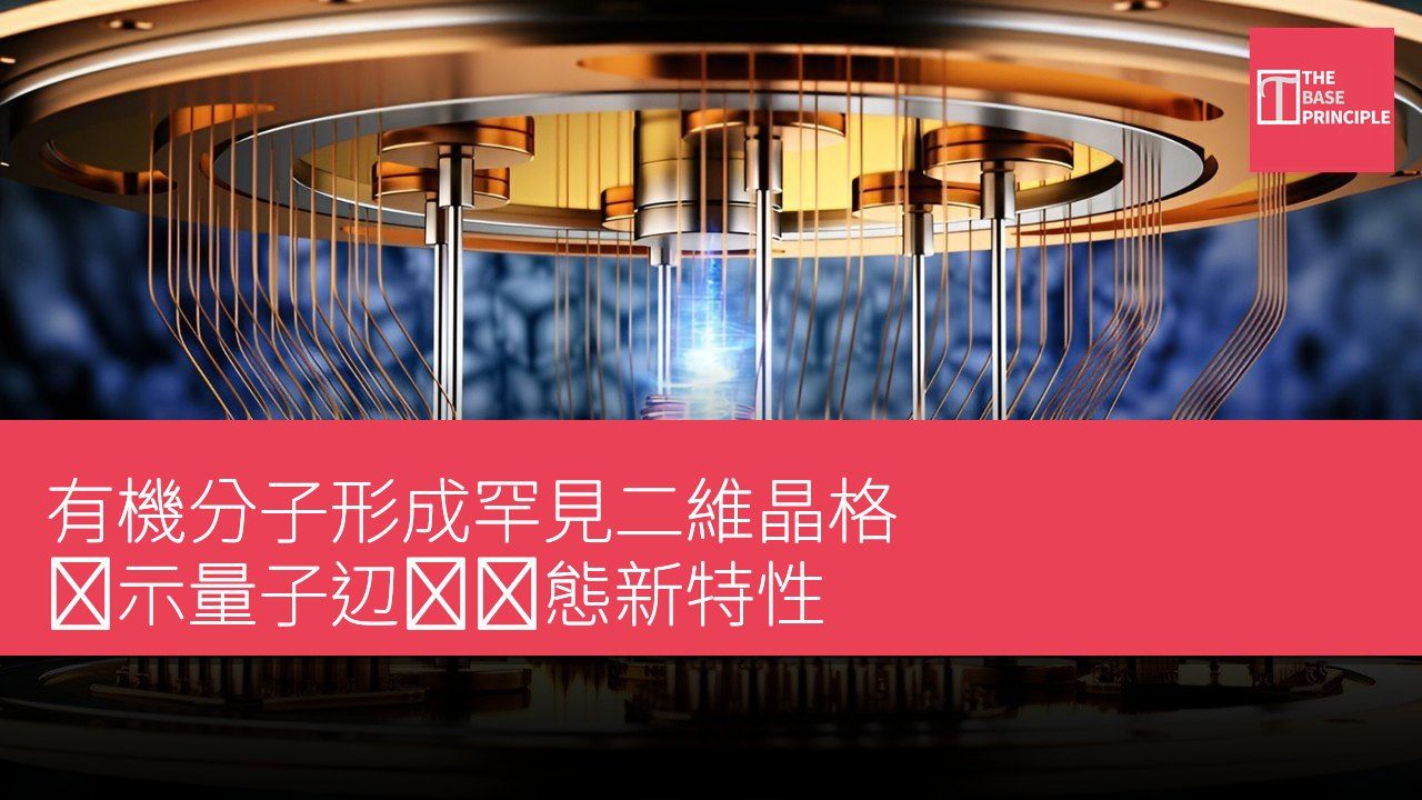 有機分子形成罕見二維晶格 顕示量子辺縁状態新特性
